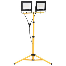 LED reflektor s stojalom 2x100 W hladno bel